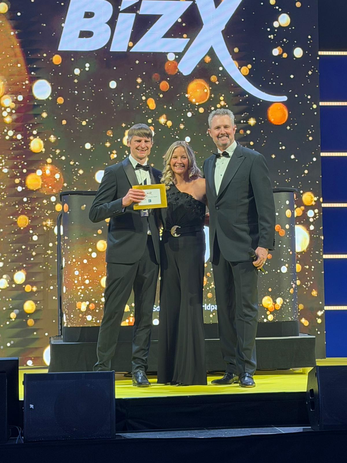 Northamptonshire-based Turtle Medical has won the Best Community Impact award at the BizX Awards in April 2026 - collected by Mike Dowson